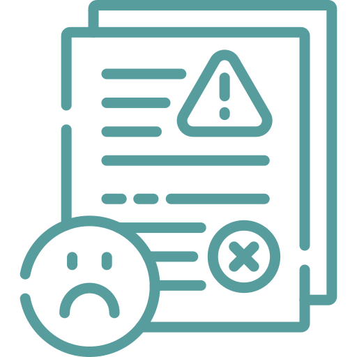 Messy paperwork icon